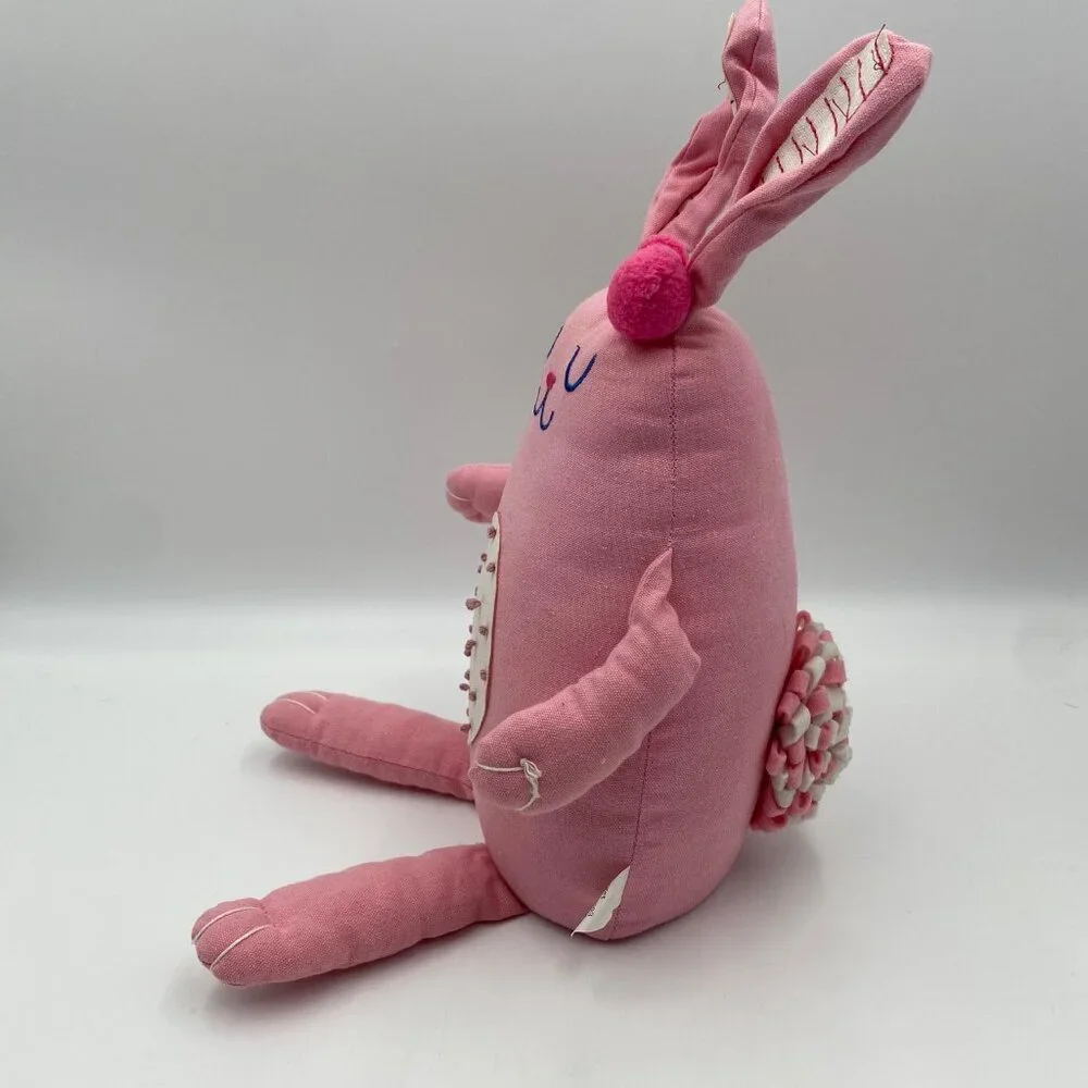 Target Pink Shelf Sitter Sitting Bunny Rabbit Plush Easter Holiday Decor 14